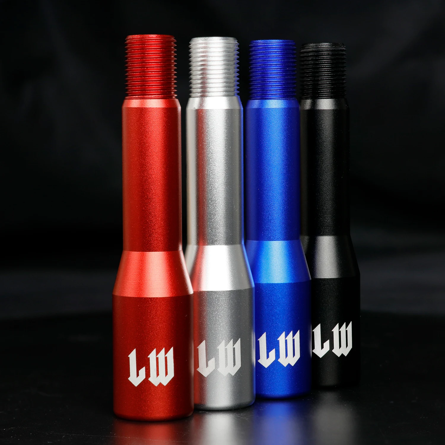 LW Aluminium Car Gear Shift Knob Extension Shifter Extender Lever for Universal