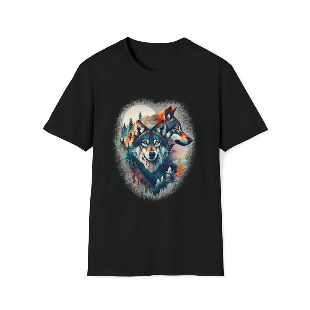 Timber Mountain Wolf Spirit Animal For Men Women Kids T-Shirt For Men Clothing Women Tees Y2K Tops Unisex Summer