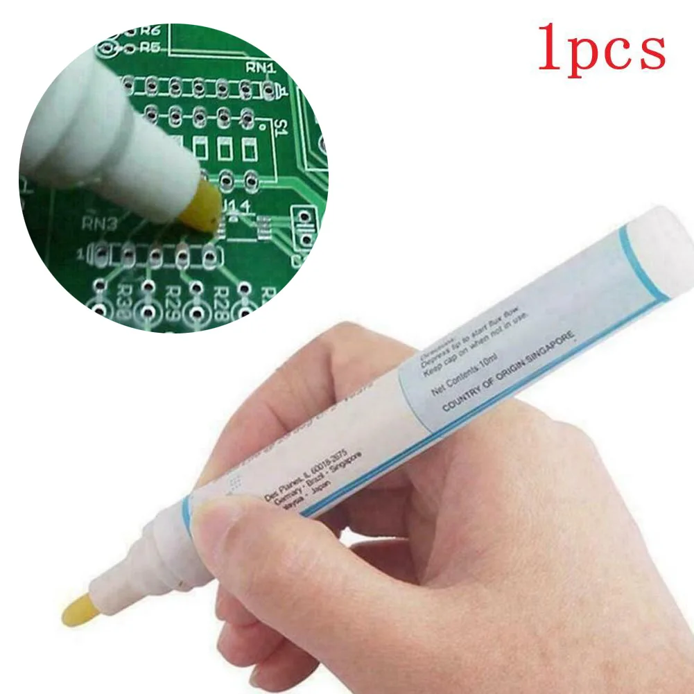 Pen Applicator Flux Pen Soldering 10ml No-Clean 135mm Length 951/186 Capacity Environmentally Friendly Computers