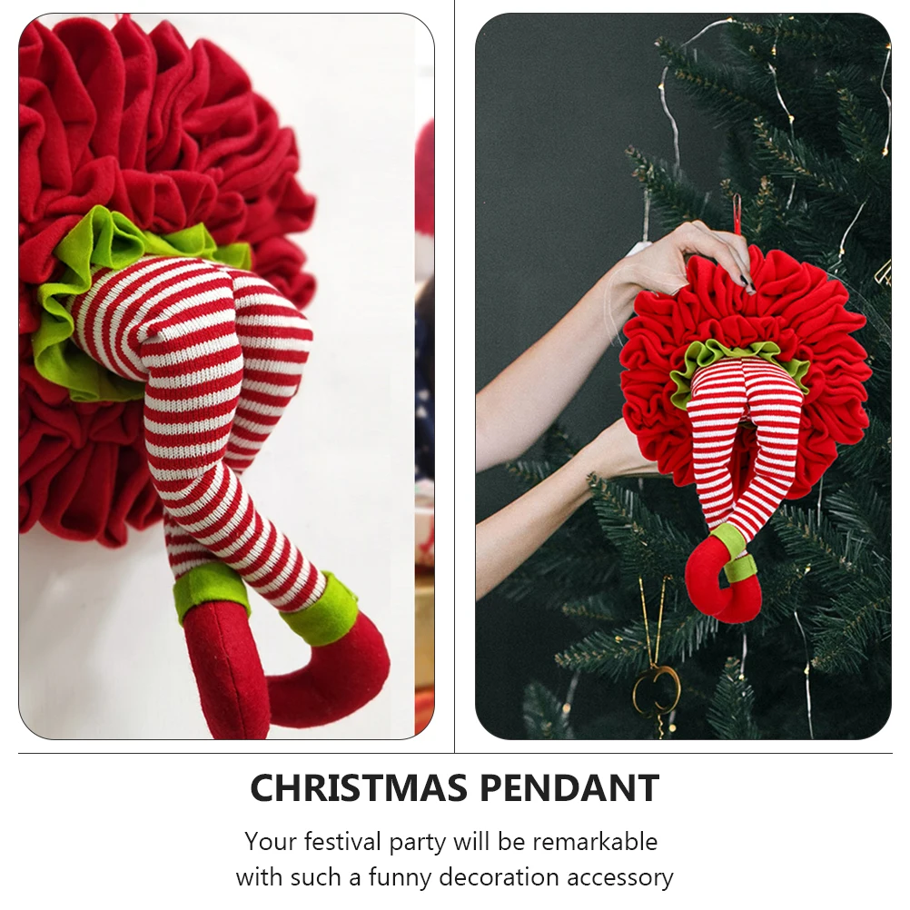 

1Pcs Christmas Leg Pendant Realistic Funny Hanging Decor Lightweight Stylish Festival Decoration for Home Bar Restaurant Xmas