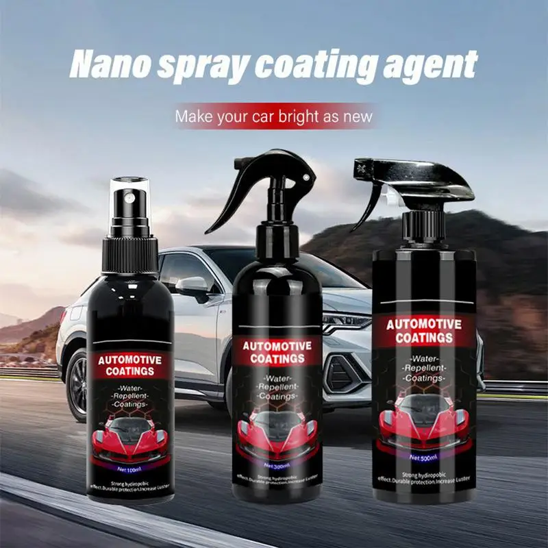 Nano Car Spray Universal Scratch Repair Car Coating Super Hydrophobic High Protection Quick Coating Spray Scratch Remover For