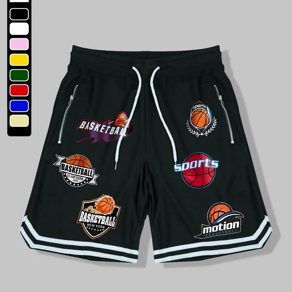 Men\'s Sports Basketball Shorts Mesh Quick Dry Gym Shorts Summer Fitness Joggers Male Casual Breathable Short Pants Streetwear