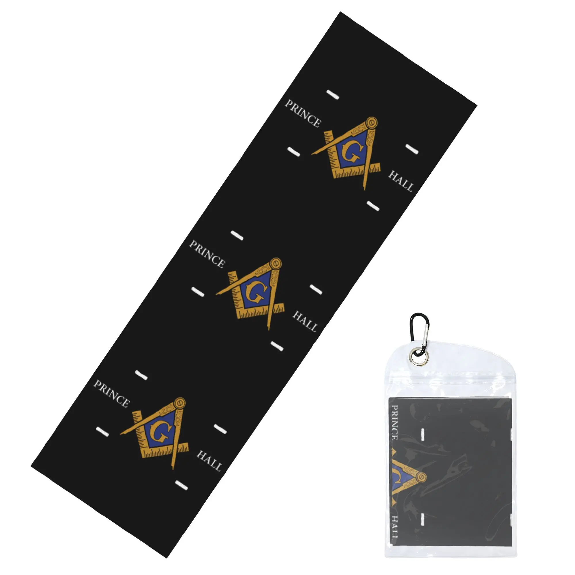 Anwei Prince Hall PHA Master Mason Masonic Cold Exercise Towel  Freemasonry Symbols Super Soft Instant Cooling Towel Yoga Towels
