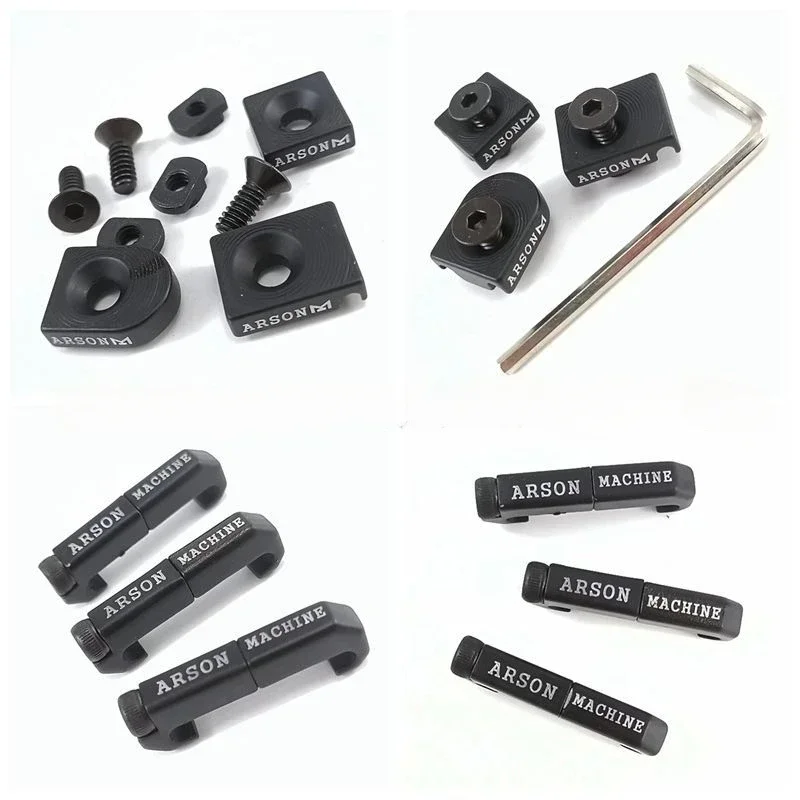 3PCS MLOK Wire Guide System Arson Machine Cable Management For M300 M600 PEQ Toy Gun Flashlight Switch Cable Clip