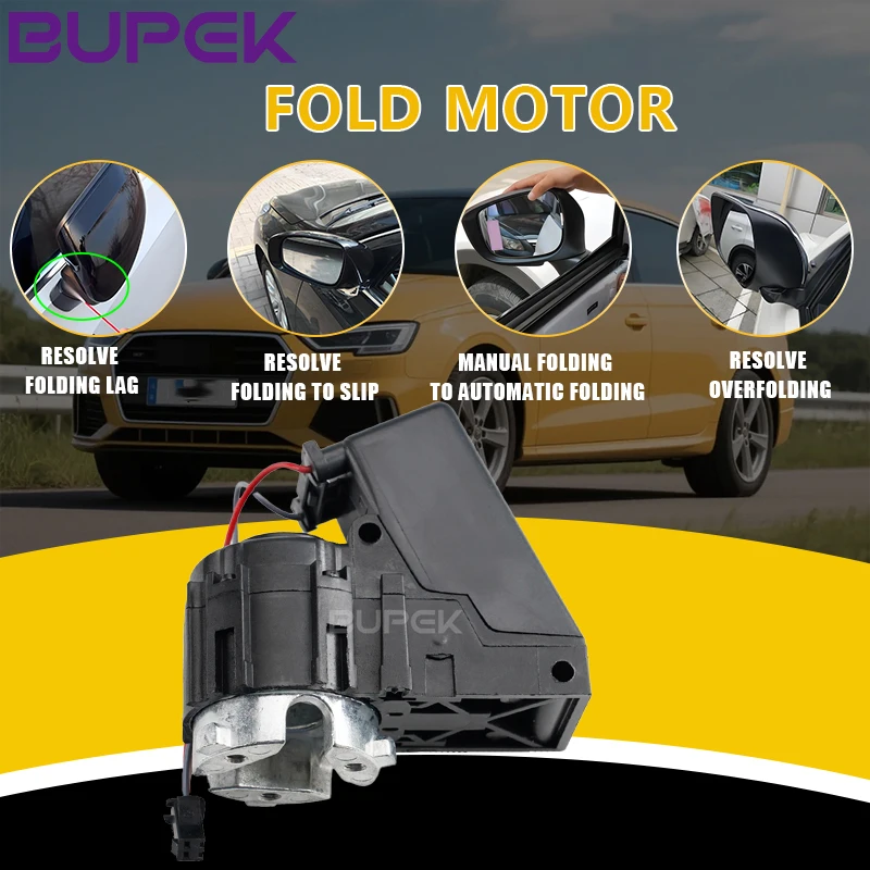 

BUPEK Auto RearView Fold Actuator Side Mirror motor For Volvo S40 XC90 XC70 MK1 C70 S60 Mitsubishi Evolution X Pontiac Torrent