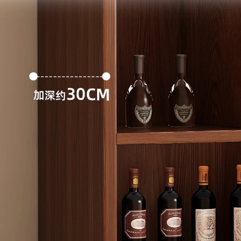 Meubles de Bar d'angle pour Bar à vin, pour salon, armoire Audio, tour à Champagne, verres en plastique, stockage de whisky Mobile d'extérieur