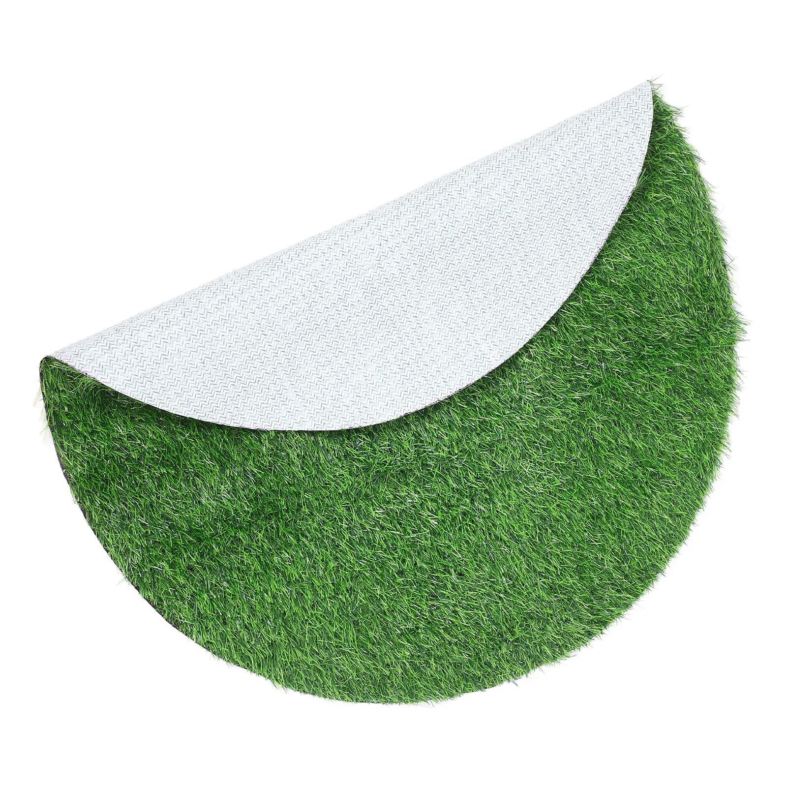 

Simulated Green Round Artificial Rug For Dining Table Decor Fake Grass Mat Outdoor Table Decoration Grass Mat Decor