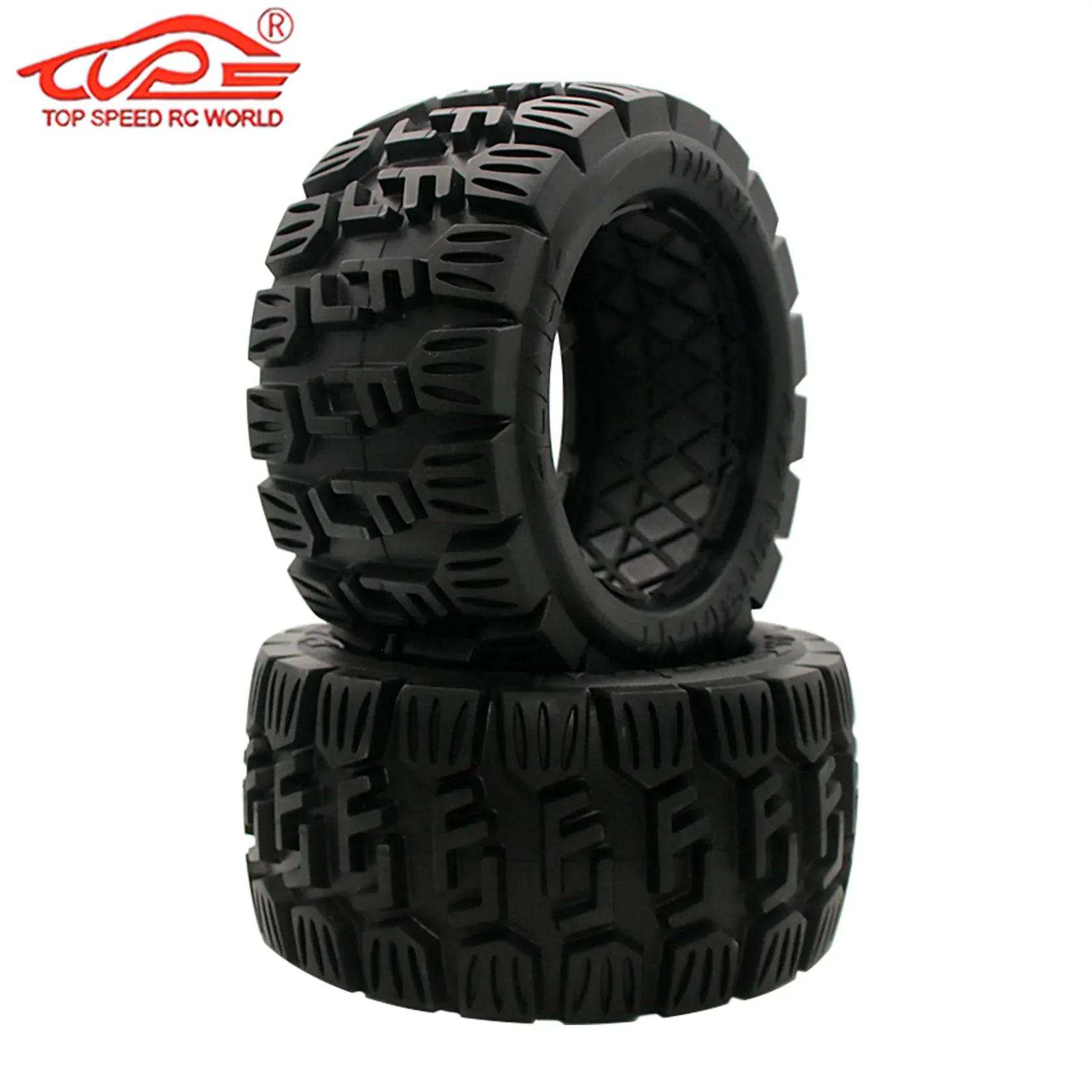 Upgrade Off-road All Terrain Tyre Front or Rear Tire Skin (170x60mm /80mm) for 1/5 Hpi Rovan Rofun KM BAJA 5B SS Buggy Rc Parts