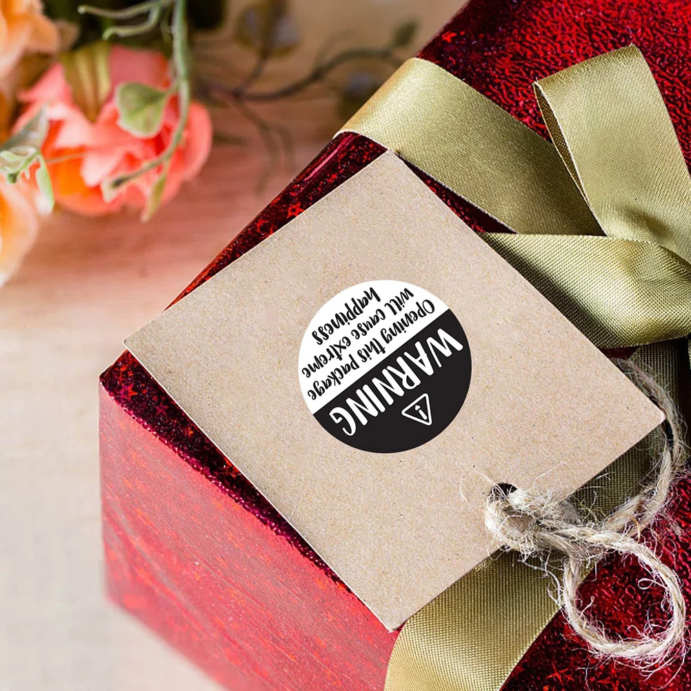 

2 Rolls New Year Stickers Self-Adhesive Multipurpose Sealing Stickers for Gift Packaging and Candy Bag Decoration