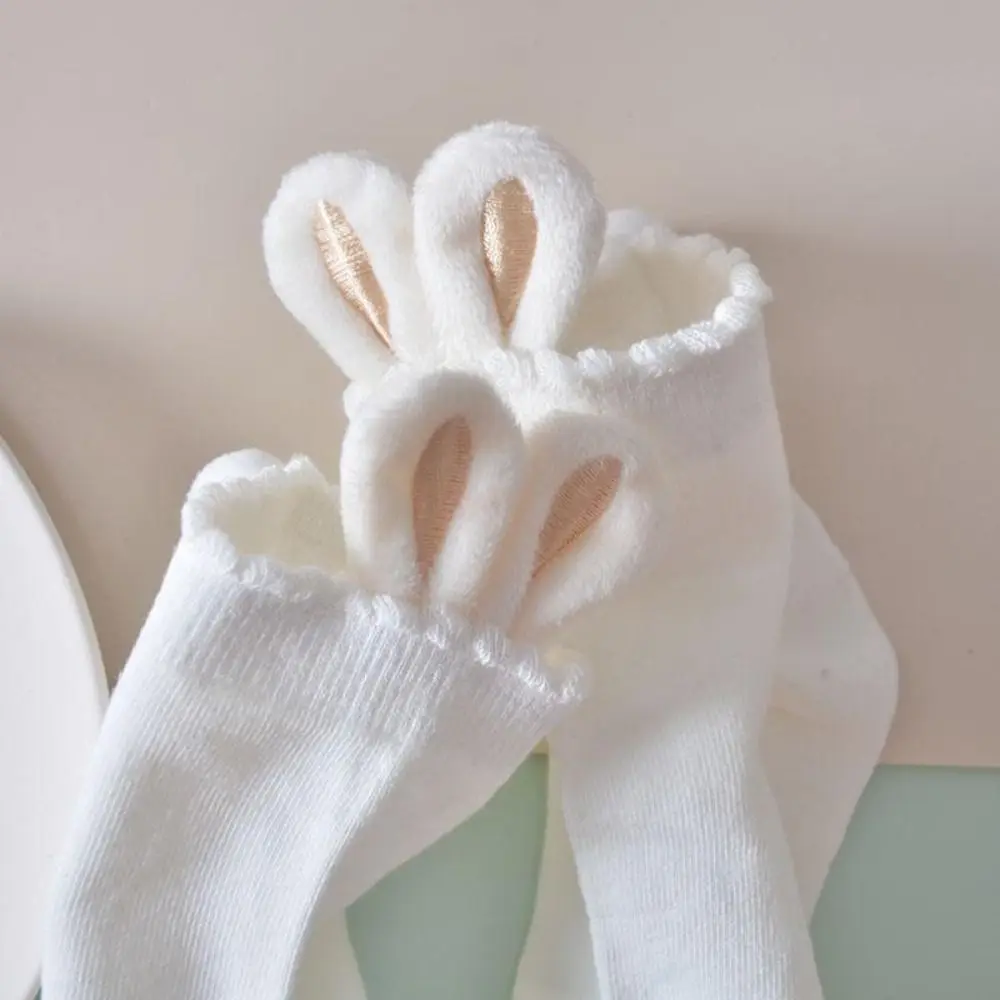 

New Japanese Kawaii Lolita Socks Cotton Korean Style Rabbit Ear Sock Cute Student Soxs Animal Ears Sock