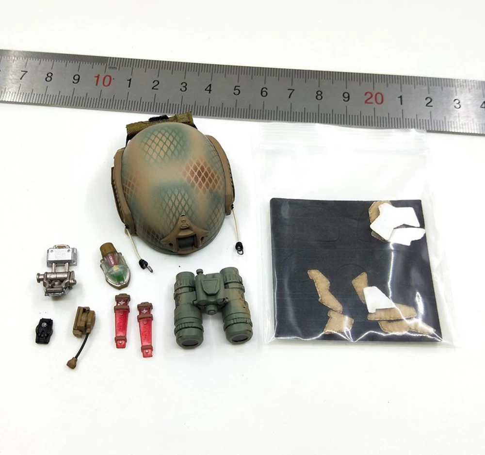 EASY&SIMPLE ES 1/6th 26044A Special Mission Unit Tier 1 Operator Evacuation Part XII Team War Head Helmet Set Accessories DIY