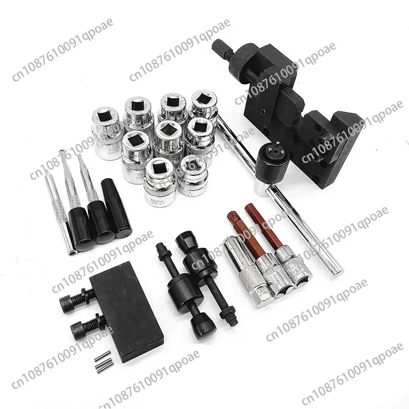 

Набор инструментов для демонтажа, измерения и ремонта форсунок Common Rail, 22 предмета