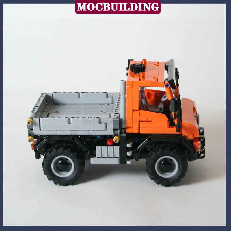 MOC Technology City Crane Model Building Block Assembly Snow Sweeper Dump Truck Boy Toy Birthday Gift