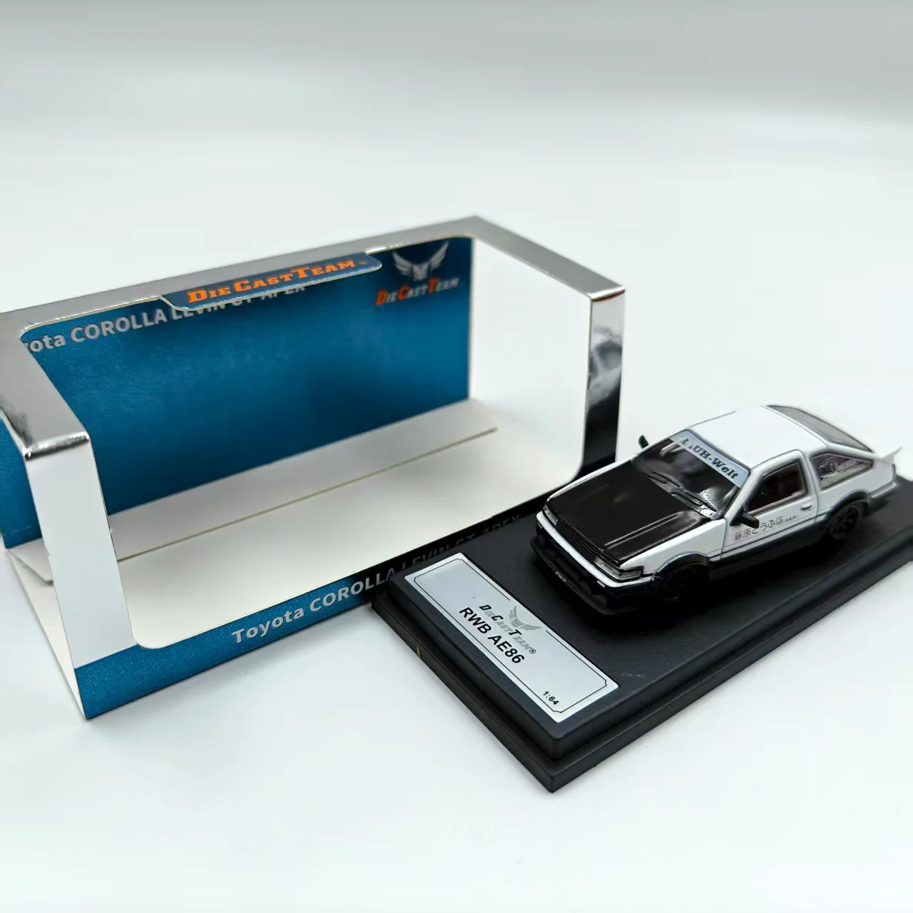 

Литой под давлением масштаб 1:64 Toyota AE86 Fujiwara Tofu Shop DCT, модель автомобиля из сплава, Коллекционная игрушка, подарок, сувенир, украшение для дисплея