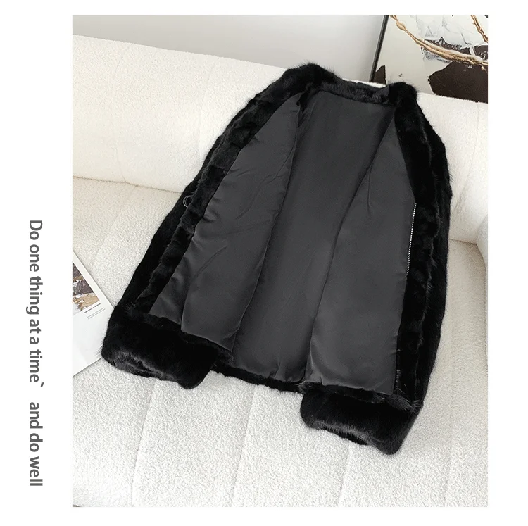 TAJIYANE 100% Natural Mink Fur Coat Women V-neck Real Fur Jacket Winter Woman Clothing 2025 Luxury Furry Jackets шуба женская