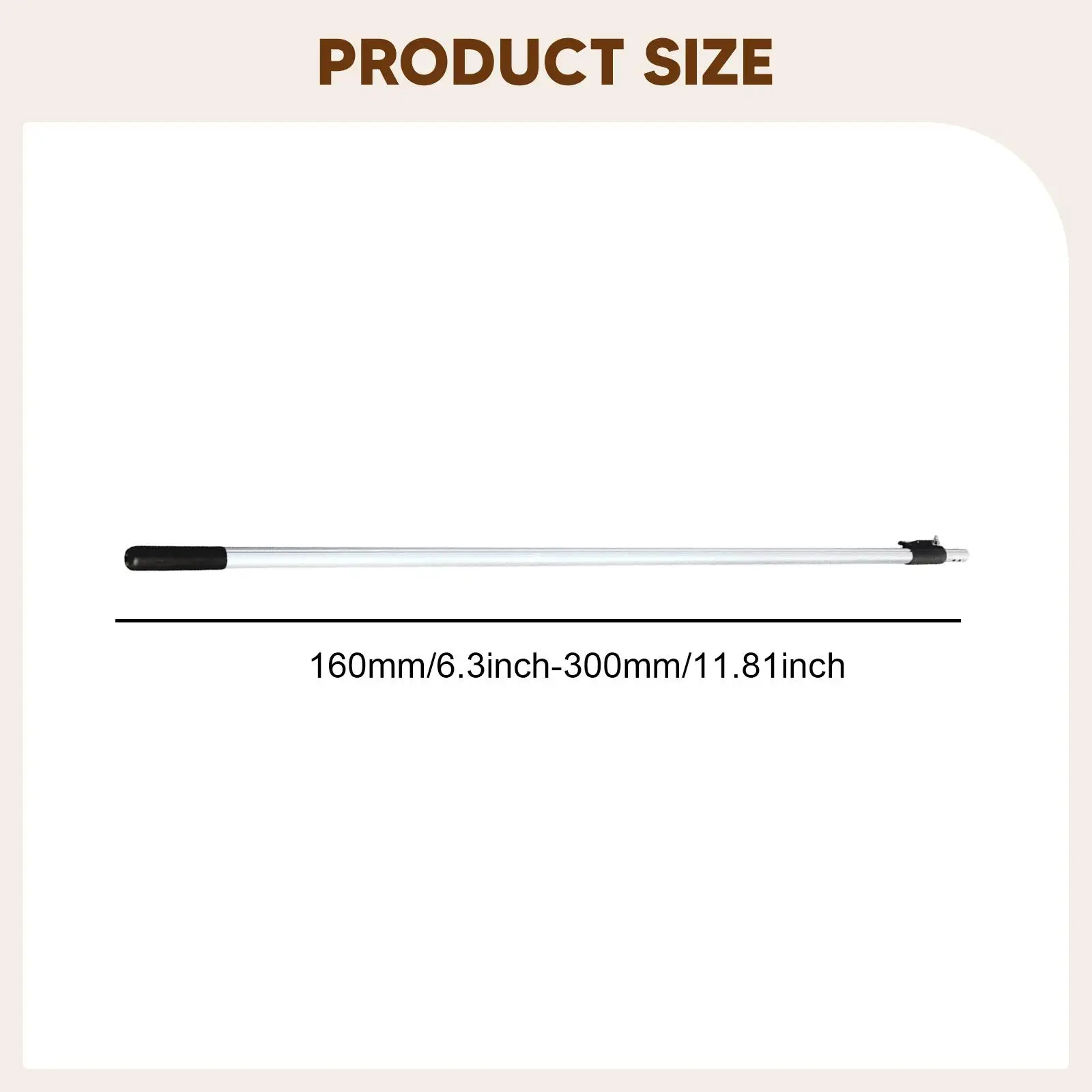 Professional Telescopic Rod for Pruning Shears High Branch Cutter Aluminum Alloy Extension Pole for Fruit Tree and Plant Care