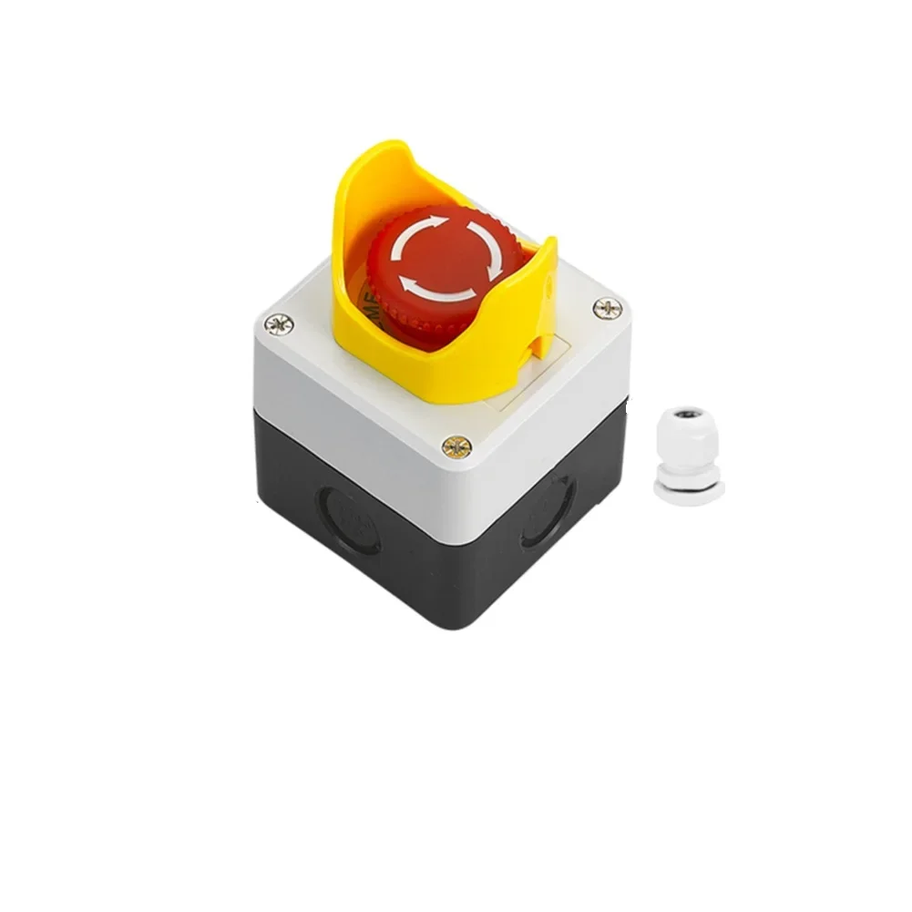 Control Box Waterproof Switch Mounting Hole Distance 40*59mm Push Button Switch Ip65 Rated Self-locking Operation