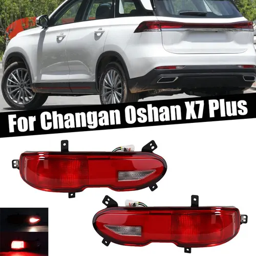 Imagen 1 del producto Luz antiniebla de parachoques trasero para Changan Oshan X7 Plus, Reflector de luz de parada, luz antiniebla trasera, lámpara de advertencia de freno, lámpara de señal, piezas de automóviles