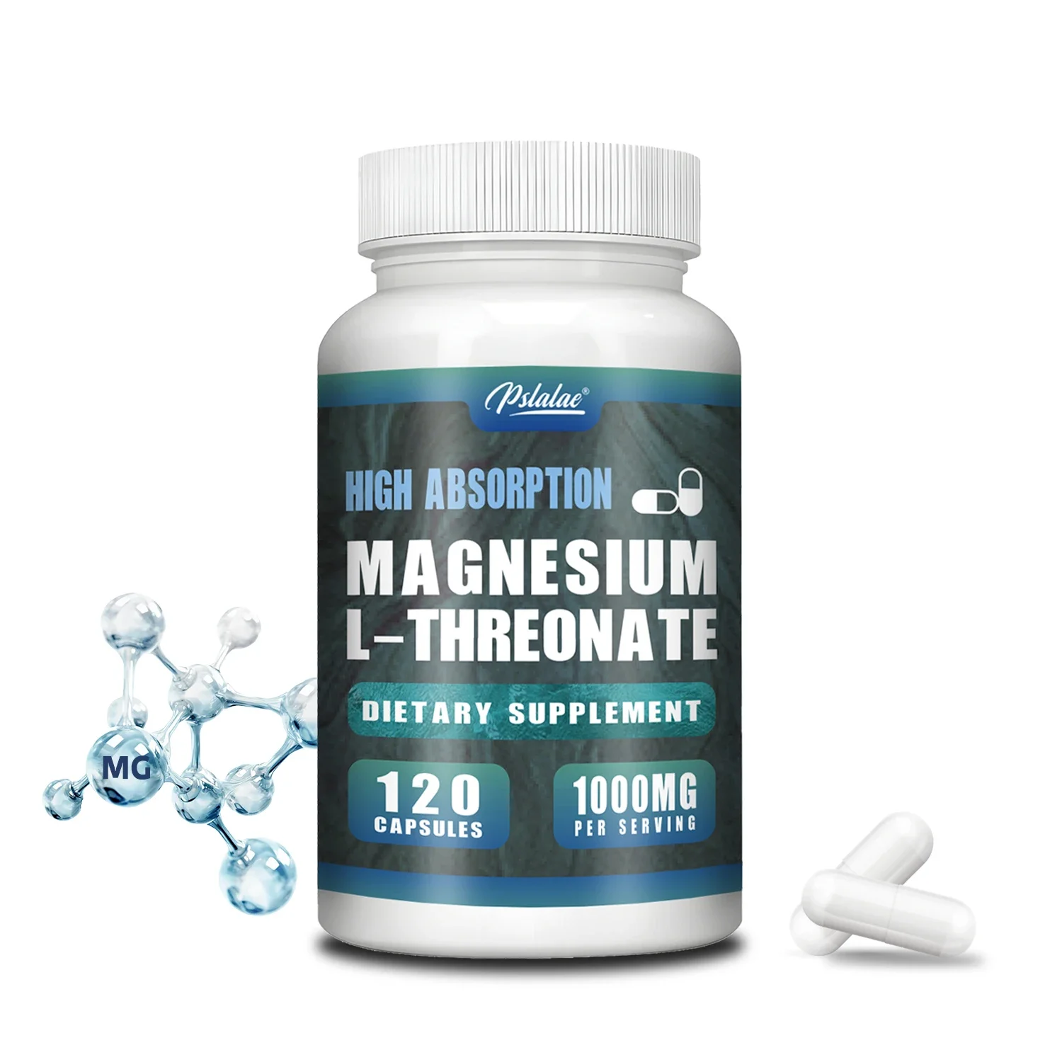 

Magnesium L-Threonate - Brain Health, Supports Focus, Memory & Learning, Sleep Support, Boosts Nerve Energy