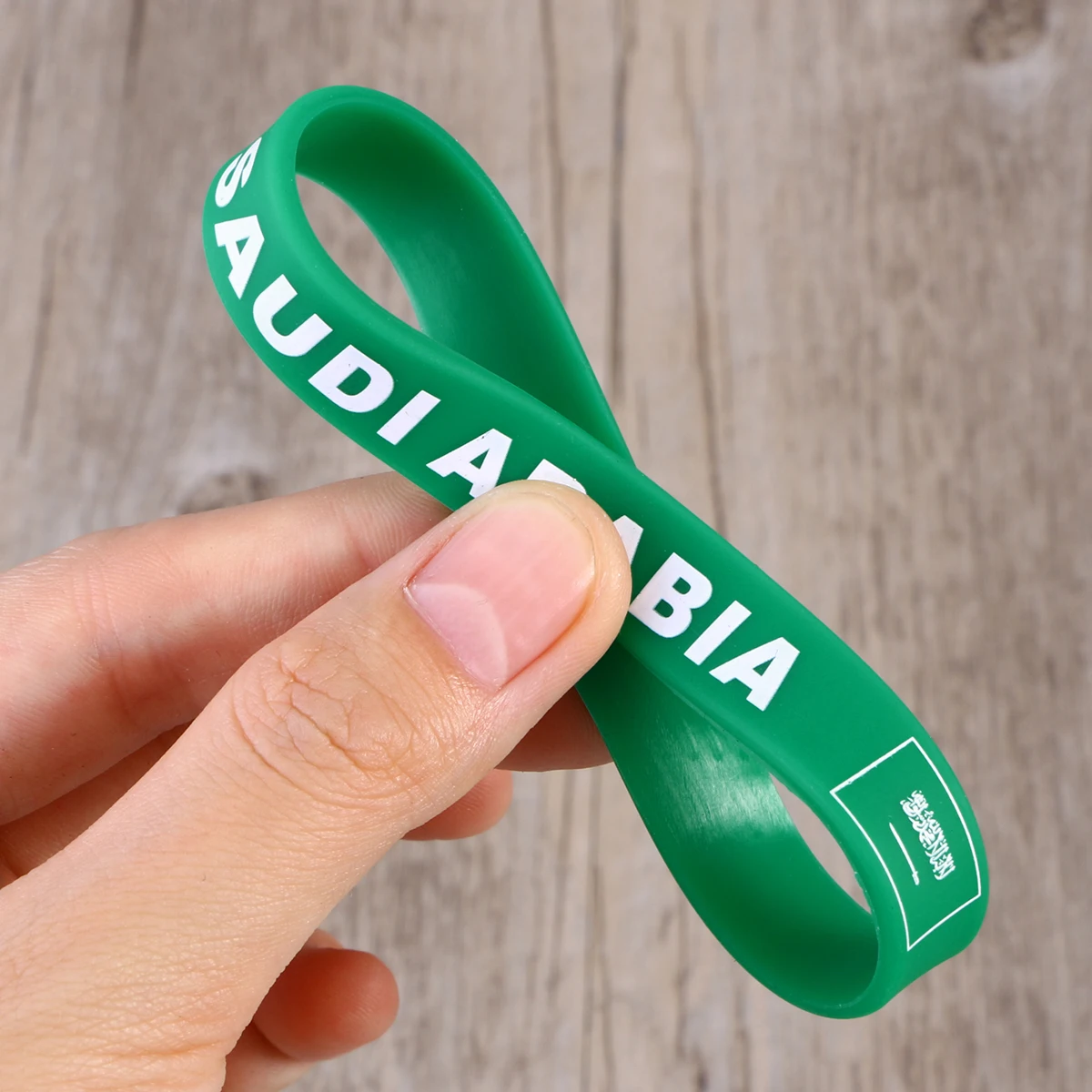 

6 Pcs Silicone Bracelet Flag Decorative Wristband Events Wristbands Country Football International Braclet