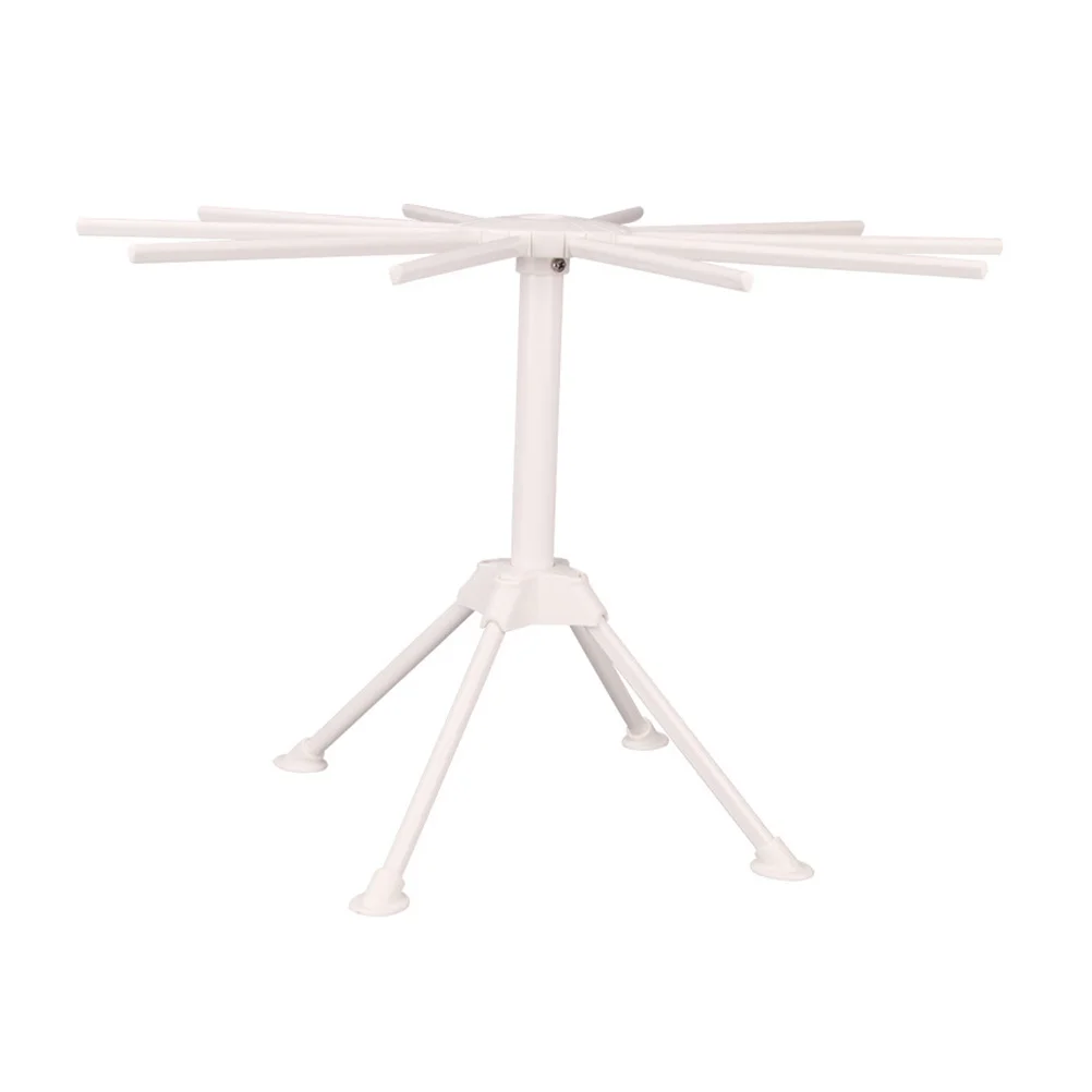 

1Pcs Noodle Drying Rack Foldable Pasta Stand for Spaghetti Grill Noodles Quick Setup No Screws Safe Space-Saving White