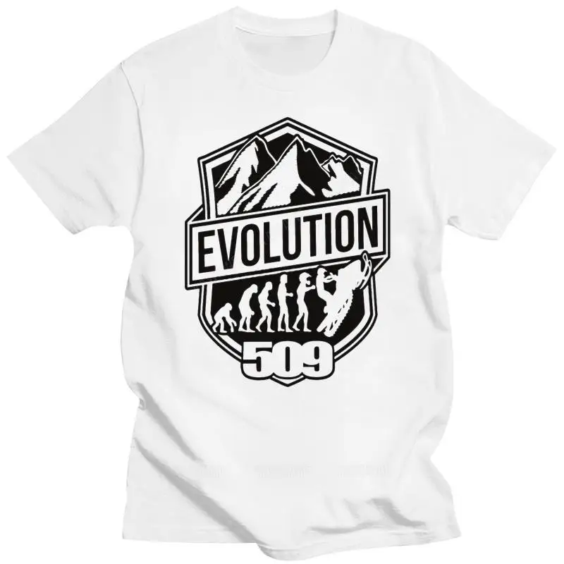 Cotton teeshirt t shirts Evolution Snowmobile 509 Tshirt (all Styles And Colors Aailable) male o-neck short sleeve casual tops