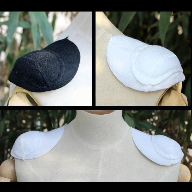 1 Pair Soft Shoulder Padding Encryption High Shoulder Pads For Blazer Suit Coat Decor Shoulder Cushion DIY Sewing Accessories