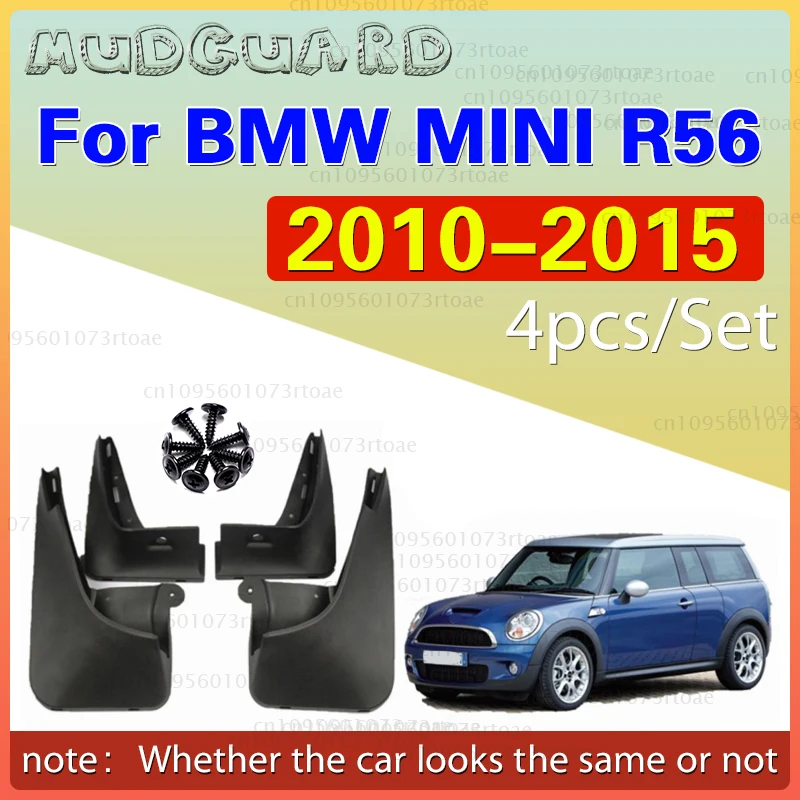 For BMW MINI coopers clubman R55/R56 2010-2015 2011 2012 Mud flap splash Guard Fenders Mudguard car accessories Front Rear 4 pcs