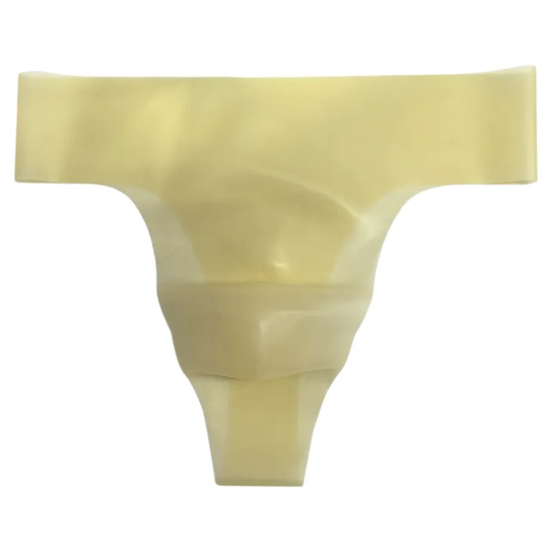 Latex Thong for Men Seamless Rubber Panties Gays Sexy Low Waist Lingerie Sissy Erotic Underpants Homme Fashion T Back Underwear