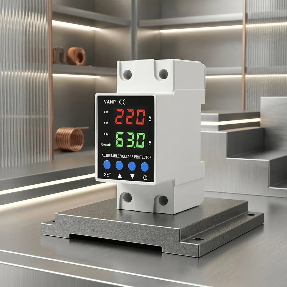 For Home Use Adjustable Voltage Protector Safety Circuit Breaker For Home Voltage Protector Undervoltage Cutoff Switch