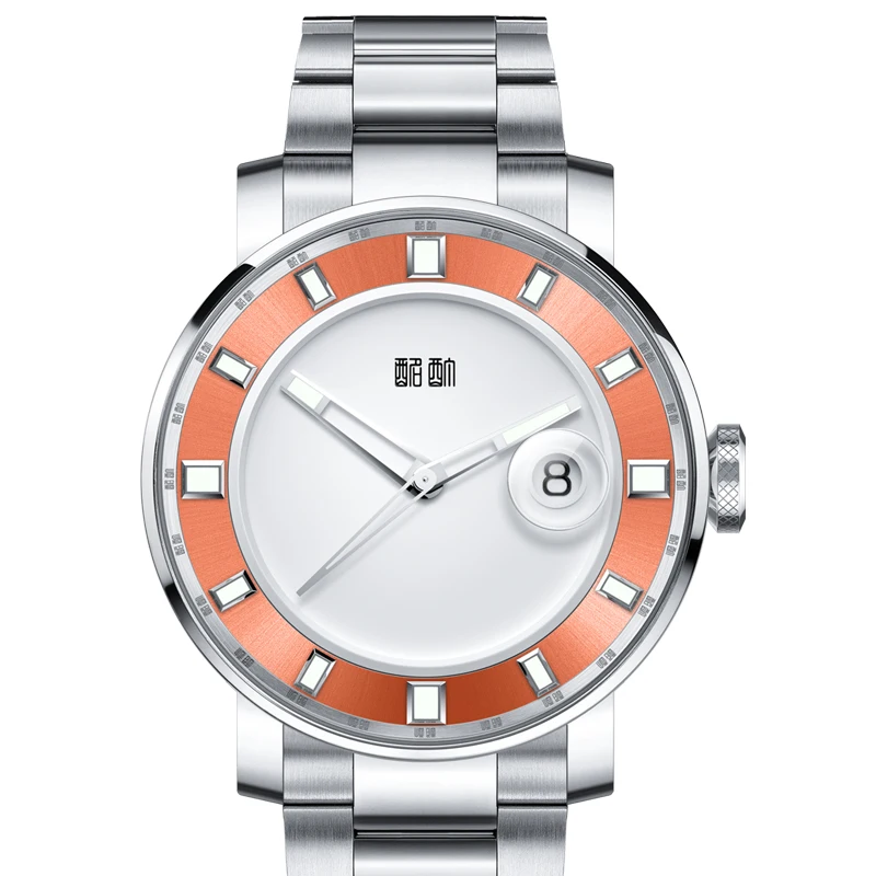 

Mochen Guochao Watch Men's Mechanical Watch Automatic Luminous Steel Belt Diving Ghost Sports Watch Men's Watch