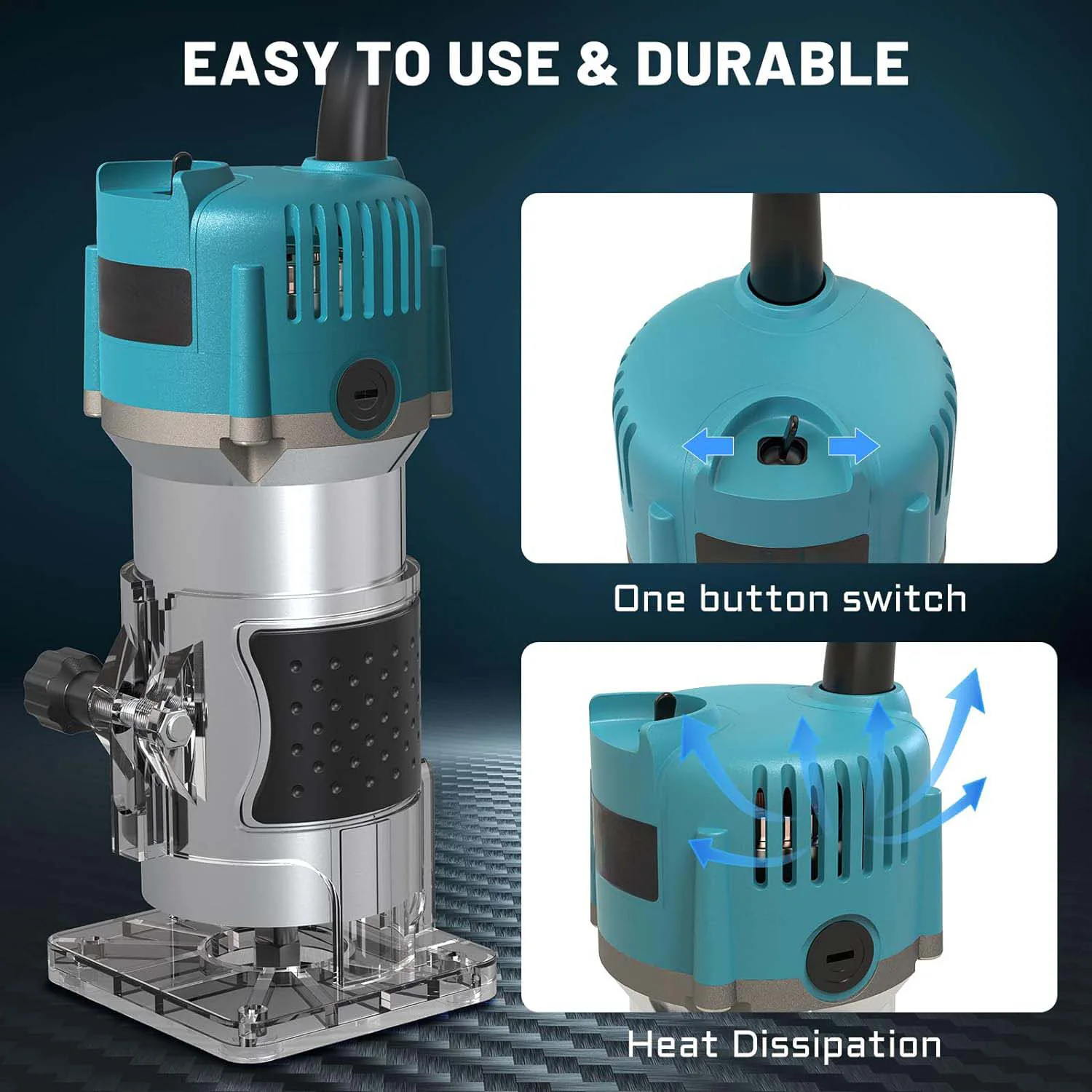 30000 دورة في الدقيقة آلة توجيه الخشب النجارة 800 واط الكهربائية المتقلب 1/4 بوصة الخشب نحت طحن أدوات القطع أدوات النجار الكهربائية