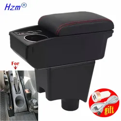 For Dacia Renault Sandero Logan 2 Armrest For Nissan Almera G15 Car Armrest box For Lada LARGUS Storage box Car Accessories