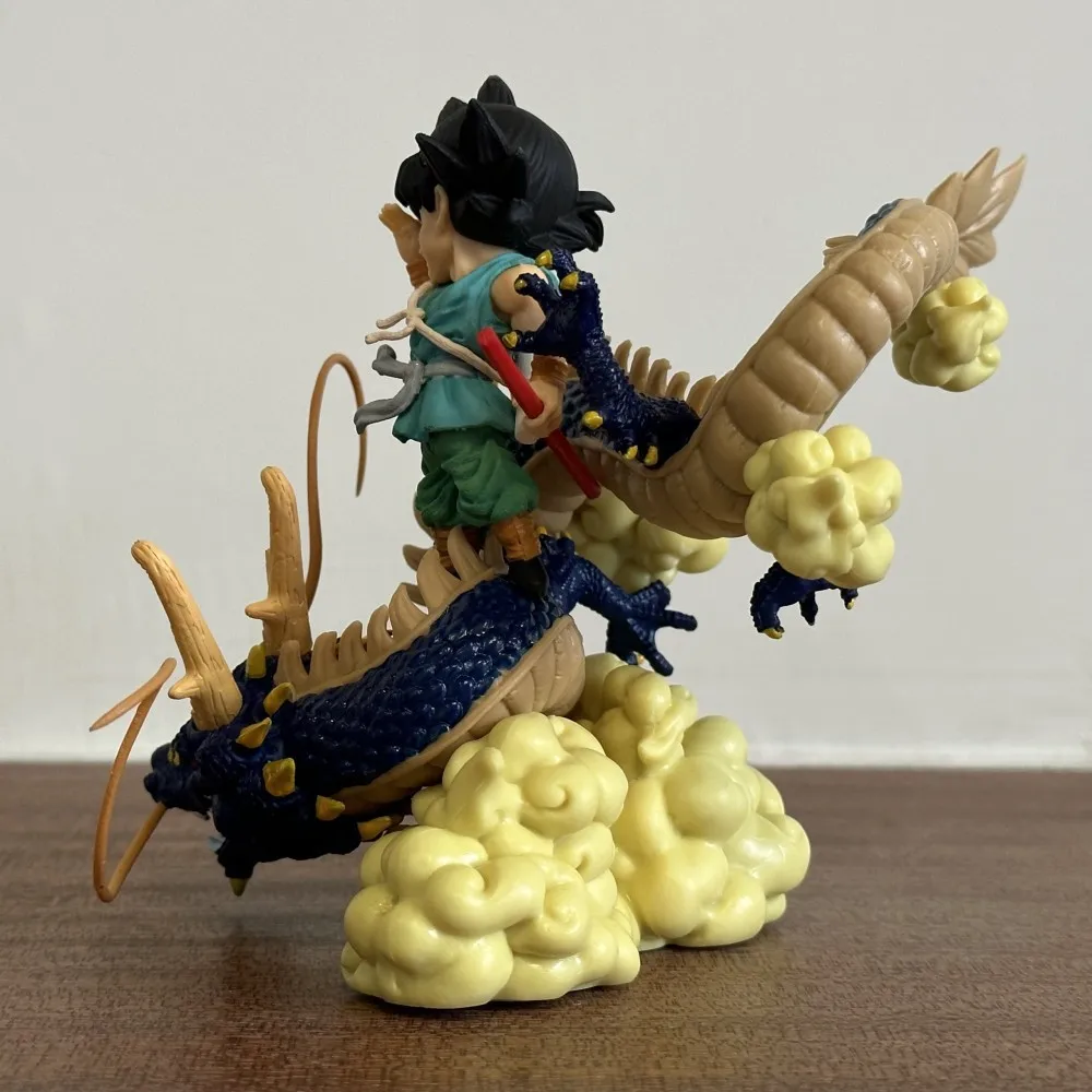 Bandai-Dragon Ball Adieu Wukong, modèle fait à la main, ornements de bureau, décoration de voiture, jouets pour enfants, cadeau d'anniversaire