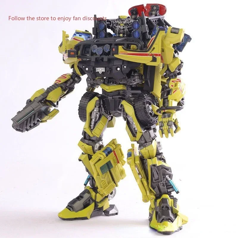 In Stock Transforming Toys Movie Alloy Enlarged Version 25CM MPM11 Ambulance T11 Yellow Model Action Doll Figures Collection