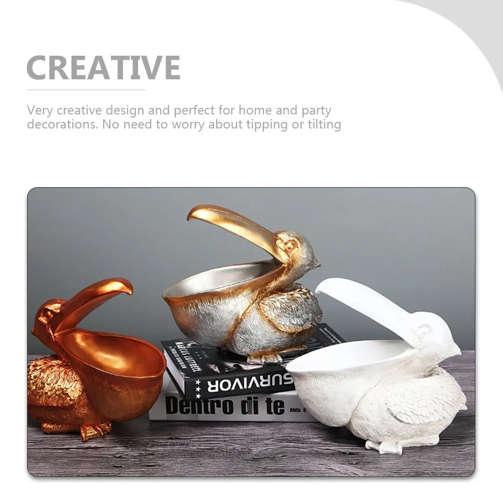 

Resin Toucan Key Holder Storage Container For Home Office Decor Desktop Ornament Candy Jewelry Organizer Bird Adornment Stable