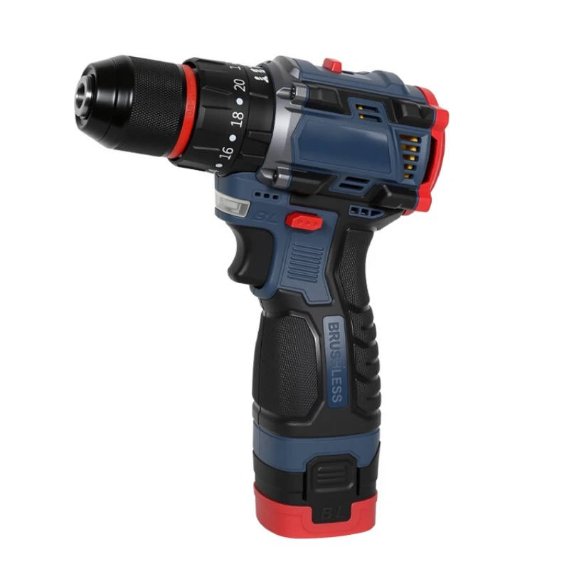 

Brushless hand drill multifunctional household lithium battery two-speed charging pistol drill electric screwdriver