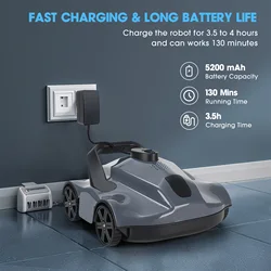Limpiador Robótico LOKEEVAN WR050 – Aspiradora automática para piscinas