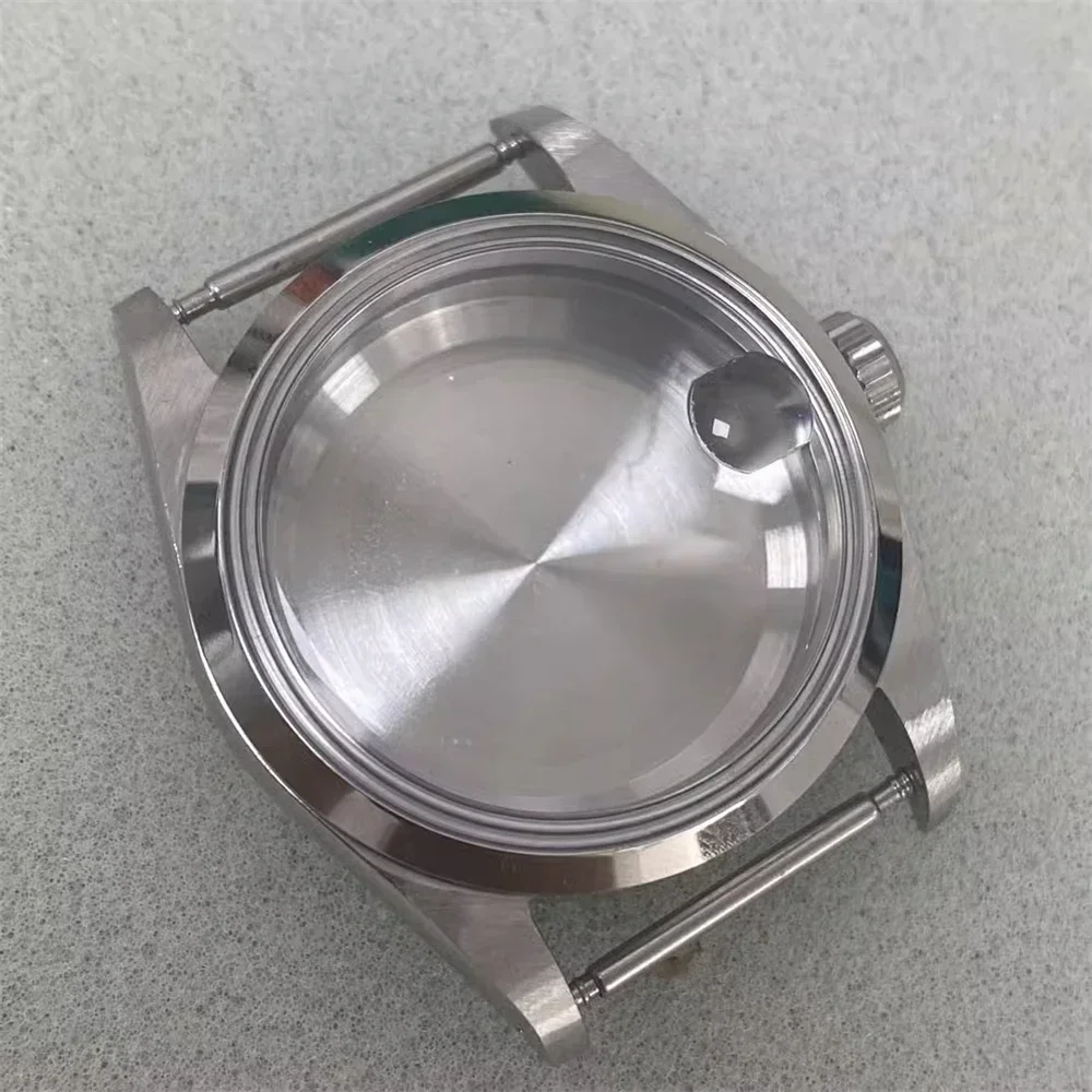 

NH35 Case 36mm Acrylic Mirror Stainless Steel Watch Case for NH35 NH36 Automatic Movement 3ATM Waterproof Screw in Crown NEW DIY