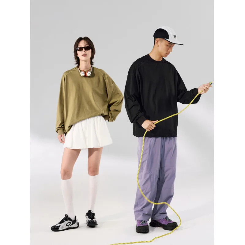 Dragon Scales Hydrogen Long-Sleeve T: Your Breezy Autumn Essential Breathable and Sweat-wicking O-neck Long-sleeved Shirt