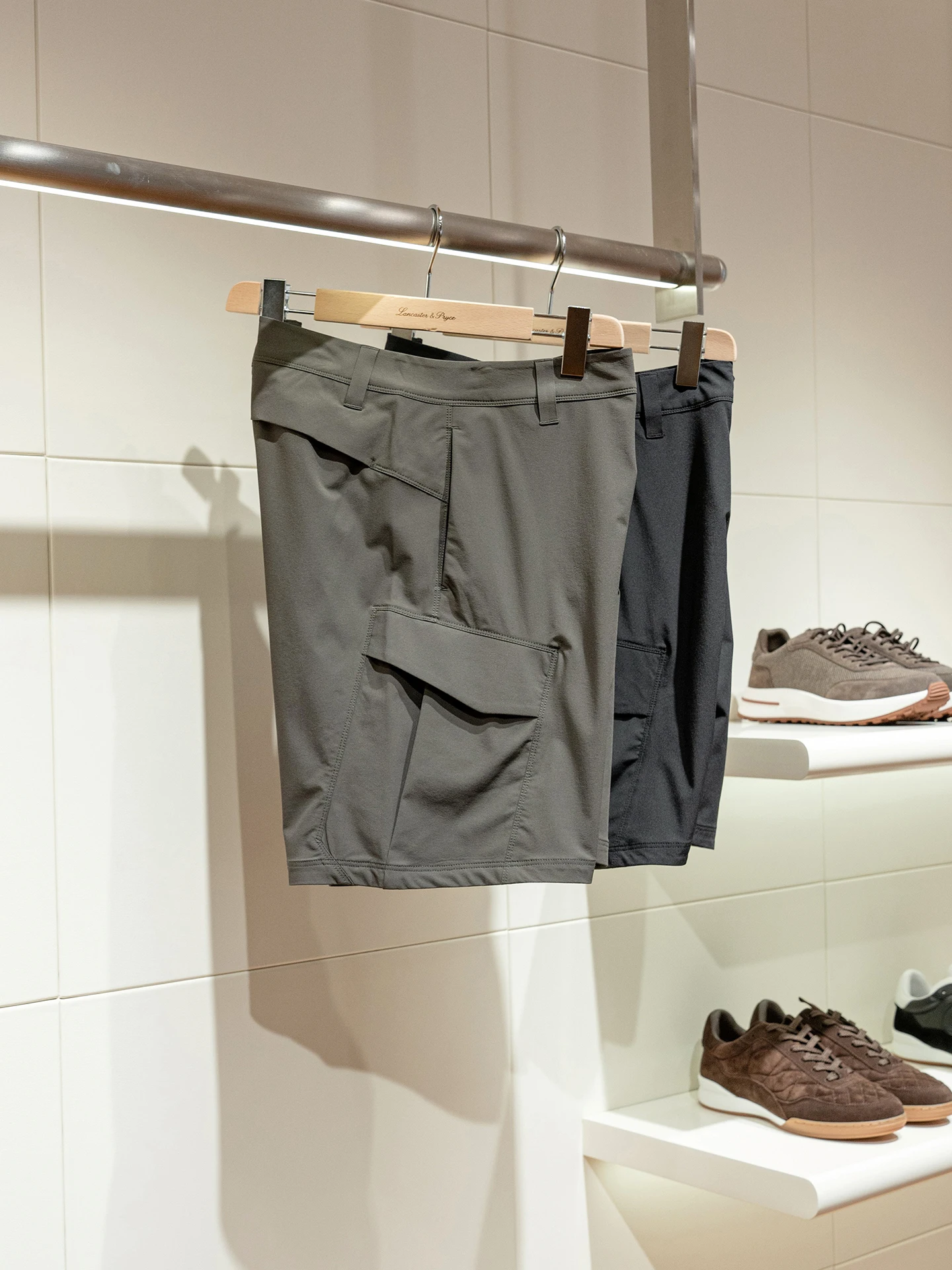 Outdoor Men's Quick Dry Workwear Shorts with Pockets Nylon Lycra Blend Comfortable Fit Spring Summer Fashion Casual Shorts