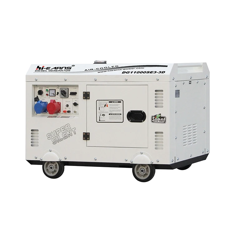 

10kva silent die·sel equal power two socket genset air cooled die·sel generator price