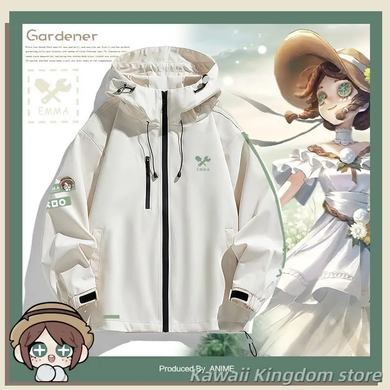 

Identity V Lisa Beck Emma Woods Luca Balsa Ithaqua Long Sleeve Jacket Unisex Coat Zipper Hooded Sweatshirt Top Cosplay Costume