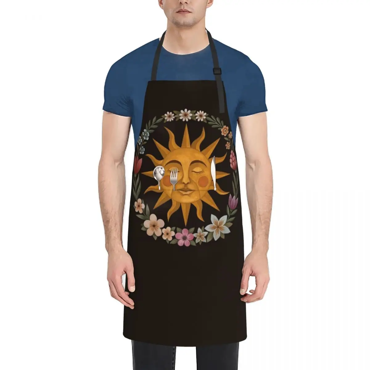 

Midsummer Sun Apron waiter Woman Kitchens Apron