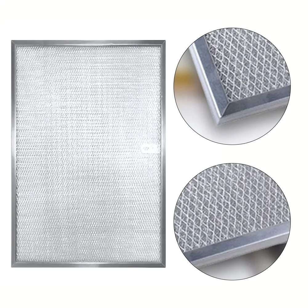 Compatibility Metal Mesh Air Circulation Aluminized Grease Filtration Cooker Hood Filters Air Circulation Replace