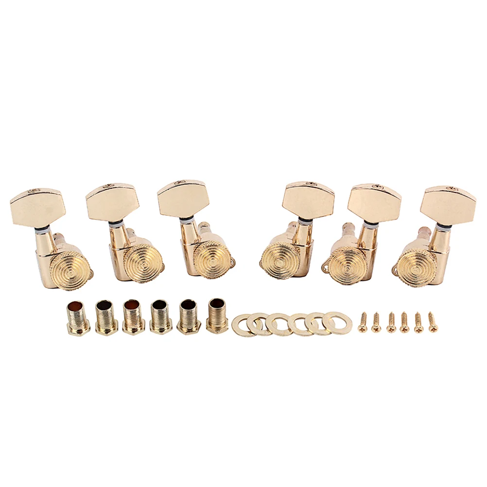 

Guitar Tuning Pegs Metal Body Durable Electric Guitar String Replacement Parts Vintage Locking Tuners Accessories