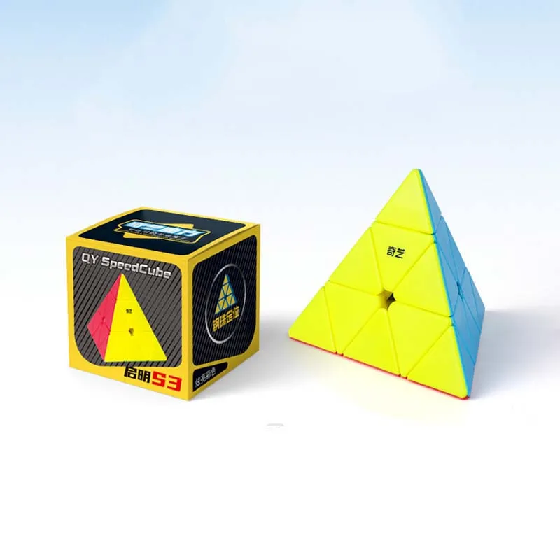 Qiyi-Speed Magic Cube para crianças, brinquedo educativo, 8 estilos, Yileng, colorido, presente