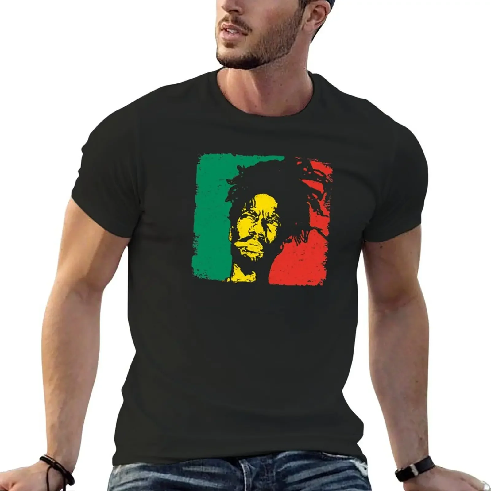 Sizzla - Roots Rock Reggae T-Shirt essential t shirt funny shirt cotton oversizeds sweat Men's clothing