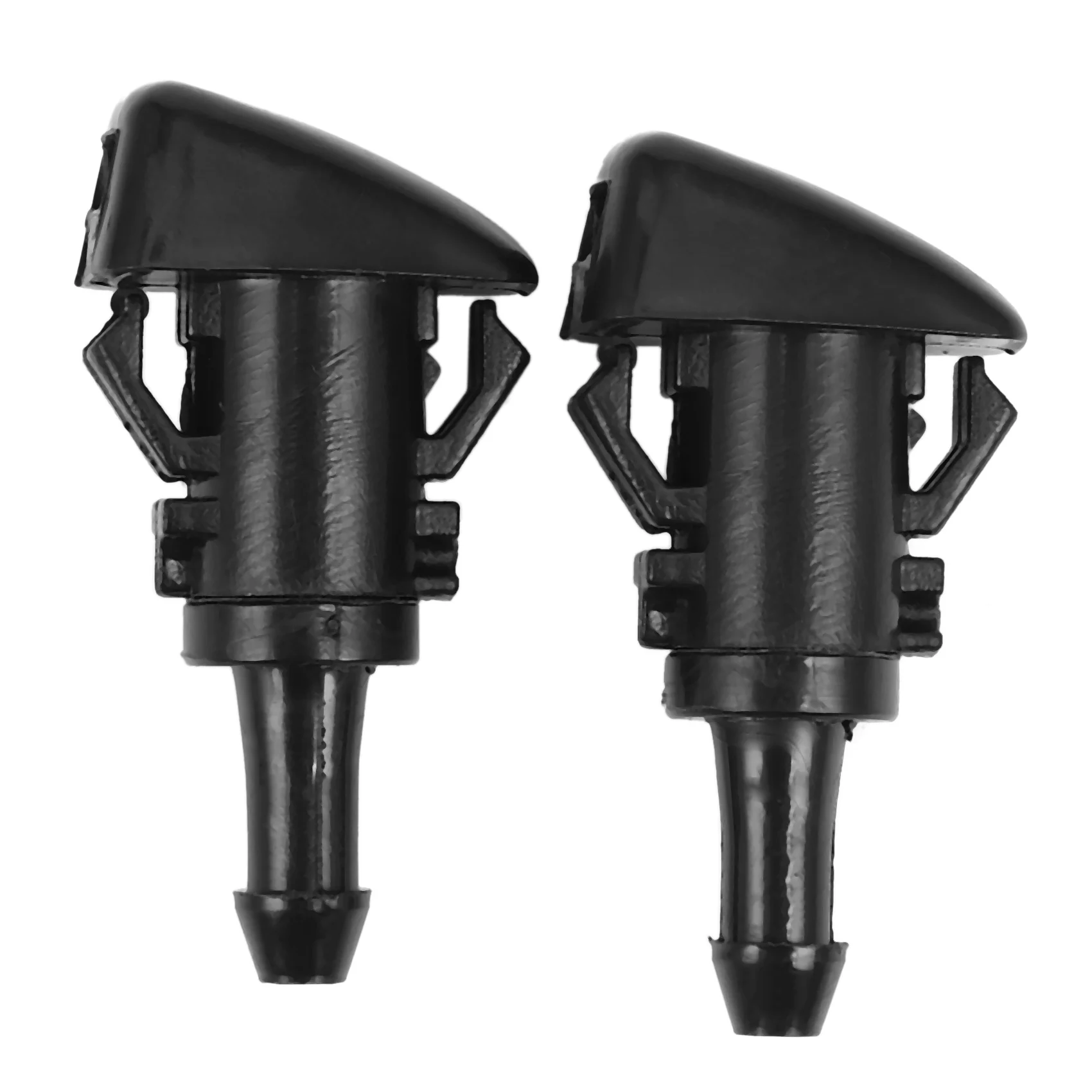 2pcs Car Front Windshield Wiper Water Spray Nozzle For 07-12 Dodge Caliber