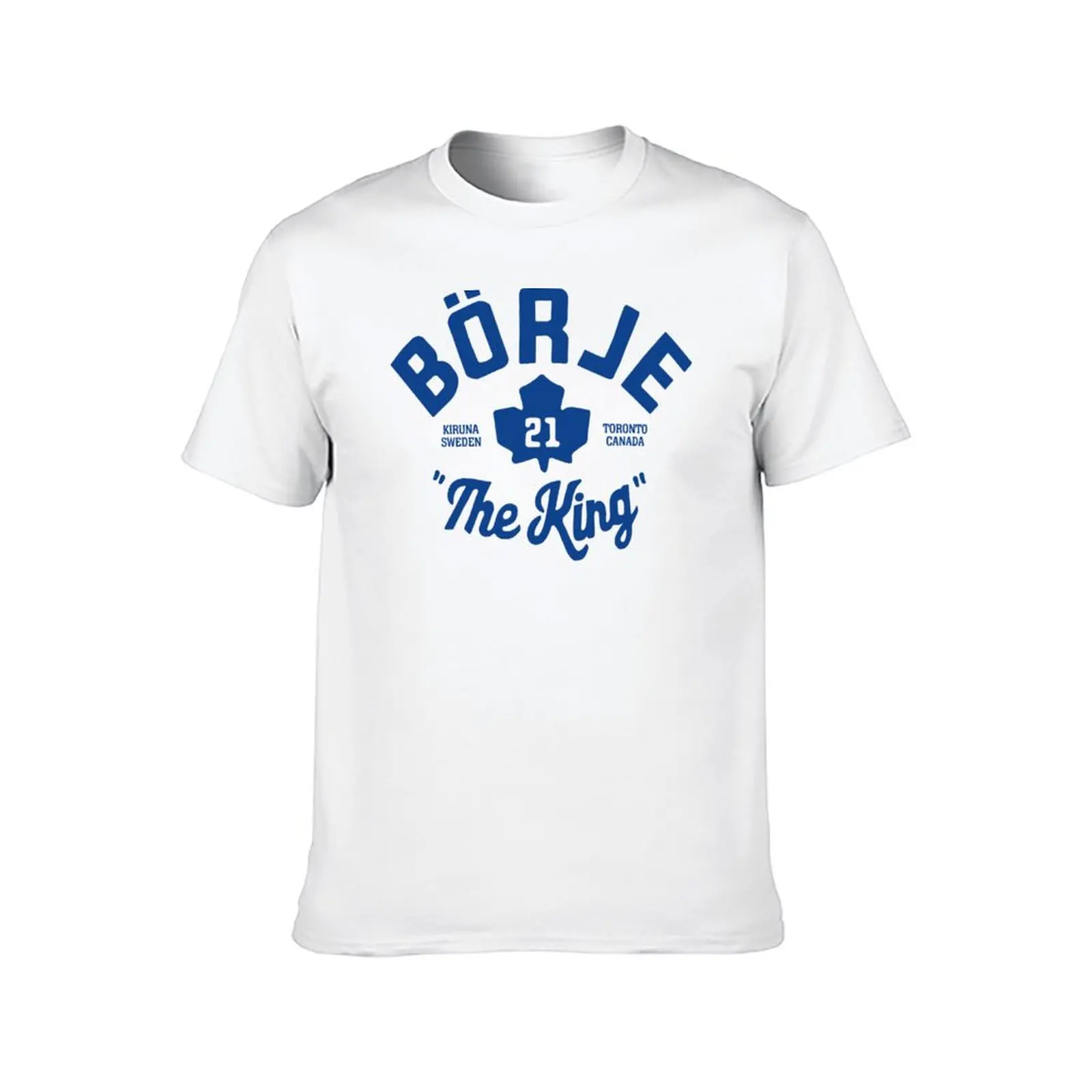 B?rje [نص أزرق] (جميع أرباح ALSCanada) تي شيرت أنيمي الأشياء المتضخم تي شيرت خمر تي شيرت الرجال